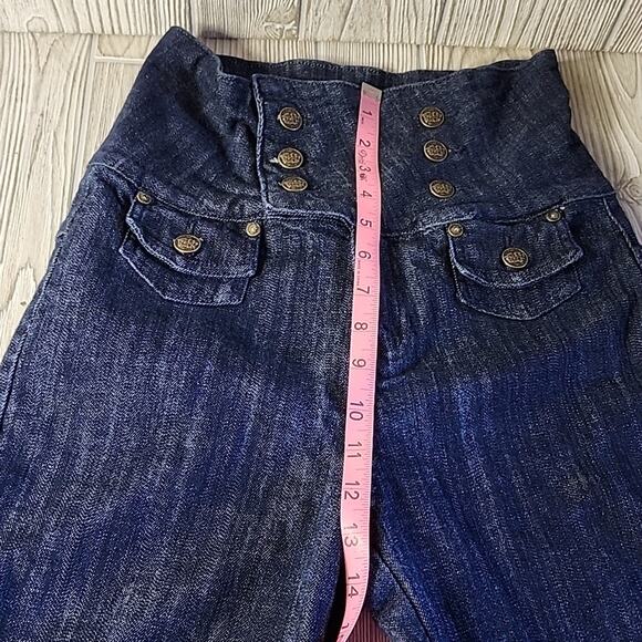 Lipstick Sailor Retro Flare Jeans Juniors Size 5 - Picture 11 of 12
